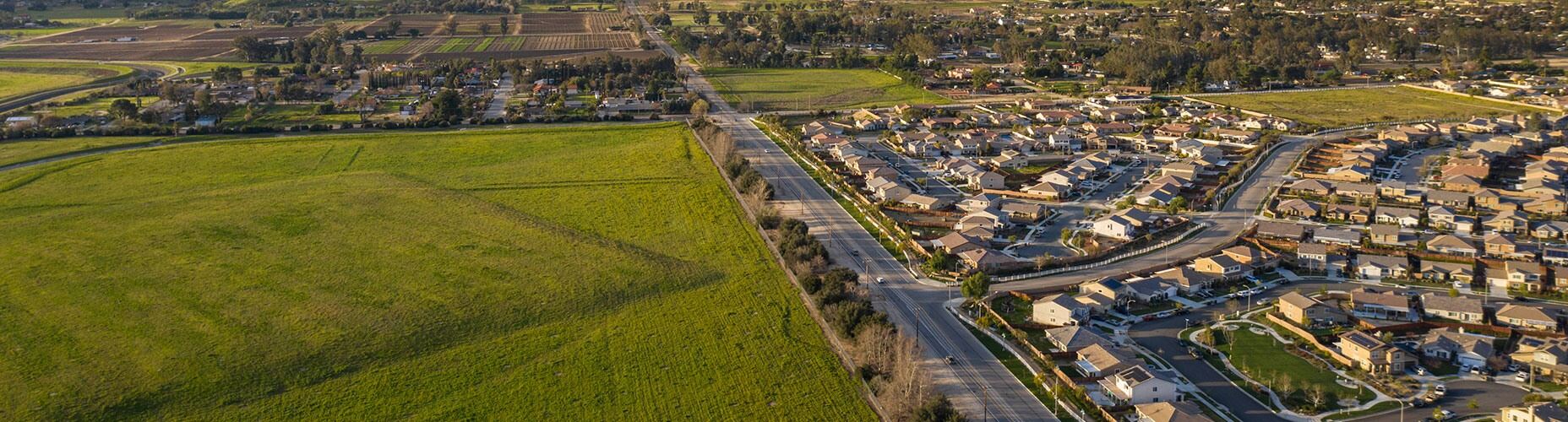 Aerial view of the Honor Rancho Natural Gas Storage Facility